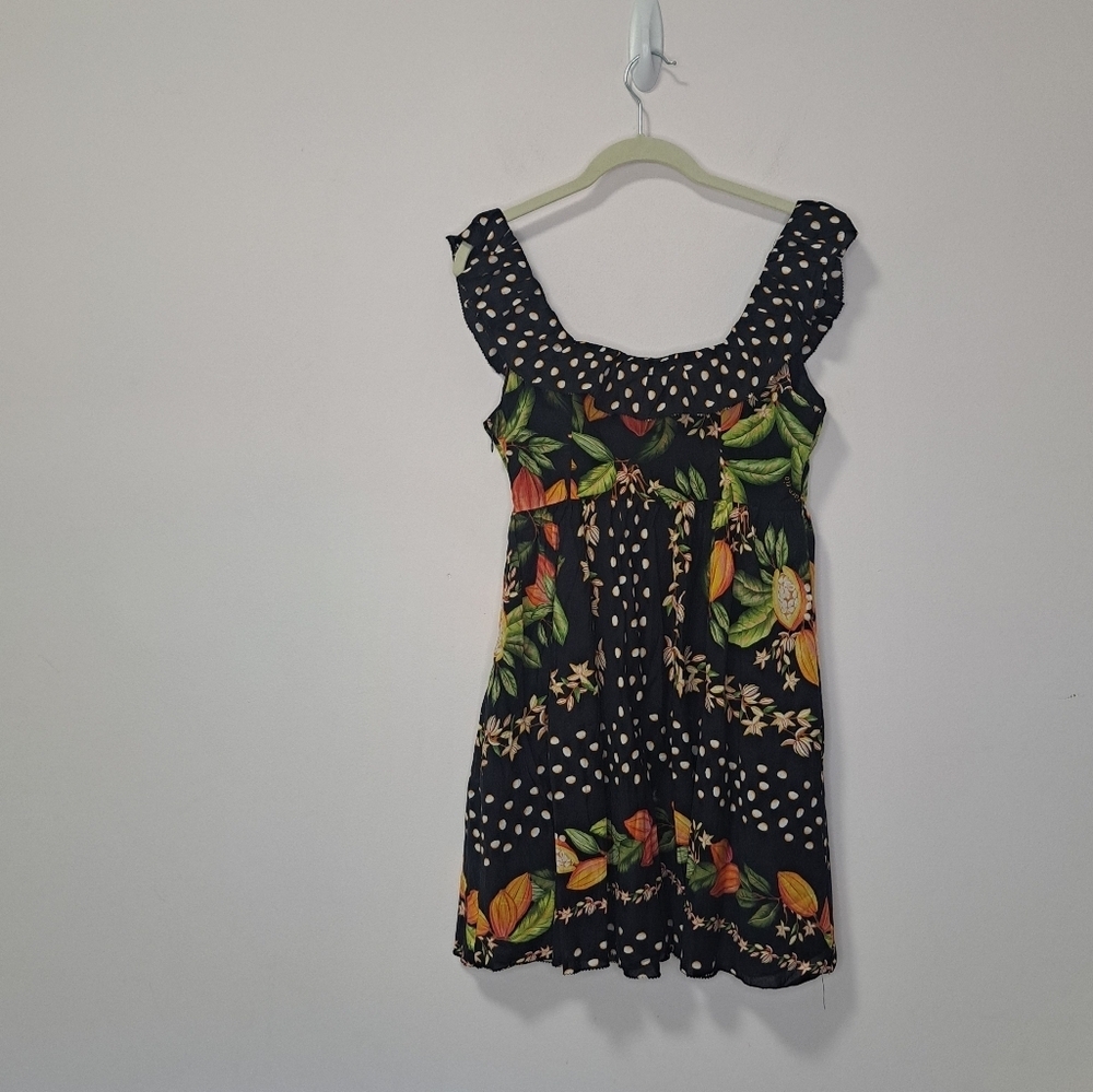 Farm Rio Cocoa Paradise Mini Dress Small NWT - Picture 6 of 7